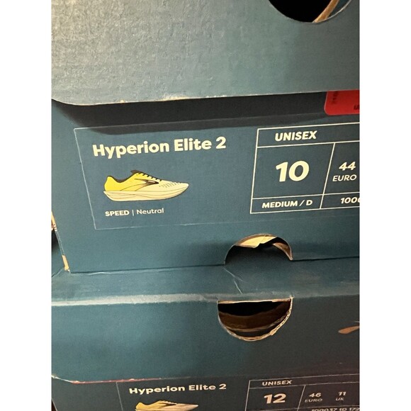 Men’s Brooks Hyperion Elite 2 Running Shoes Sneakers Size 10 NEW